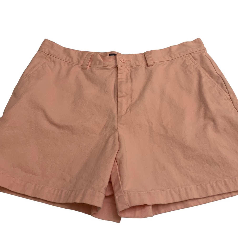 Ralph Lauren Sport Womens Size 10 Pink Flat Front Logo Cotton RN 41381
